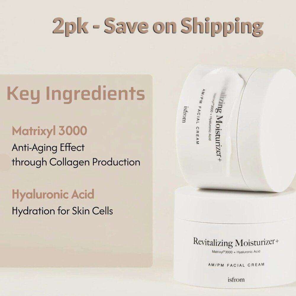 Revitalizing Moisturizer+ Cream — White (2pk)